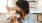 a man holding a dog